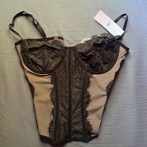 Lacey Sexy Corset Top